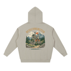neuschwanstein castle germany hoodie travel inspired clothing beige