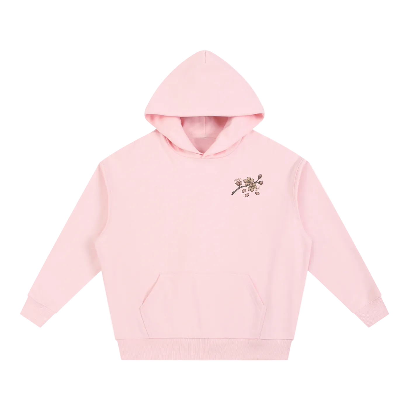 sakura season japan hoodie cherry blossom train graphic terra ave