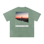 nyc washed tee green streetwear outfit back