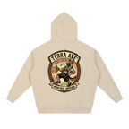 Oktoberfest hoodie beige travel hoodie minimalist outfit back