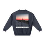 nyc coordinates crewneck new york streetwear sweatshirt back blue
