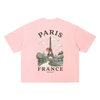 france travel shirt paris skyline eiffel tower design