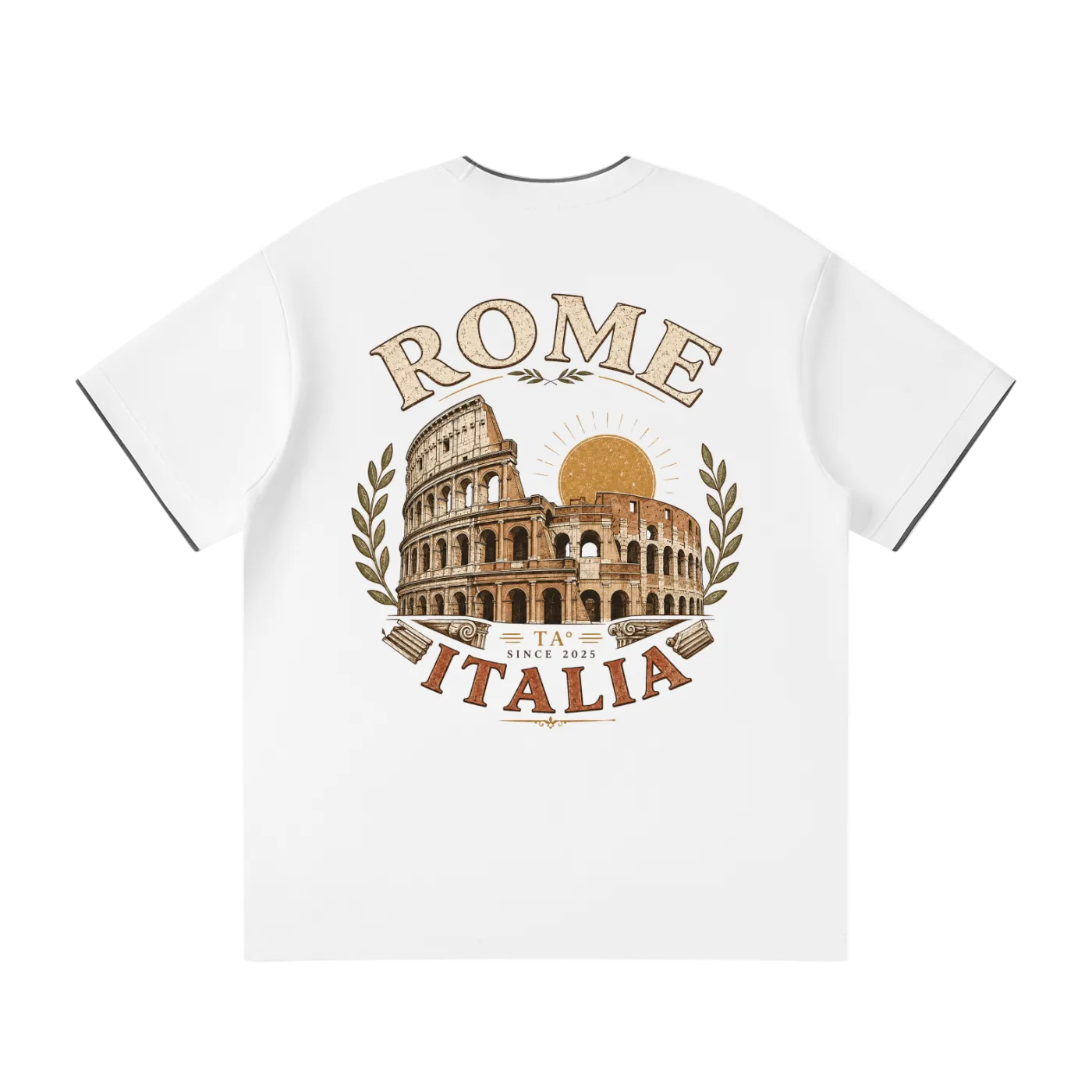 colosseum graphic t shirt rome italy design