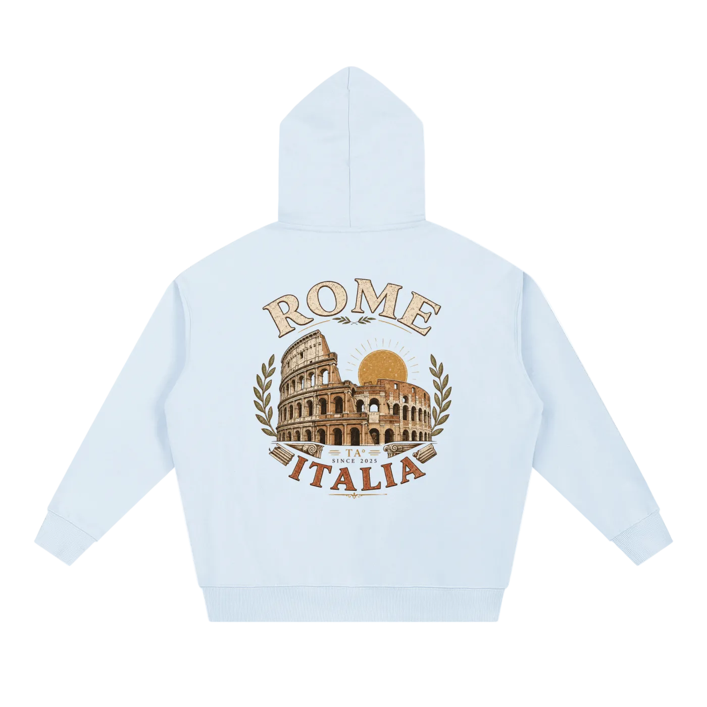 italy architecture hoodie rome colosseum design