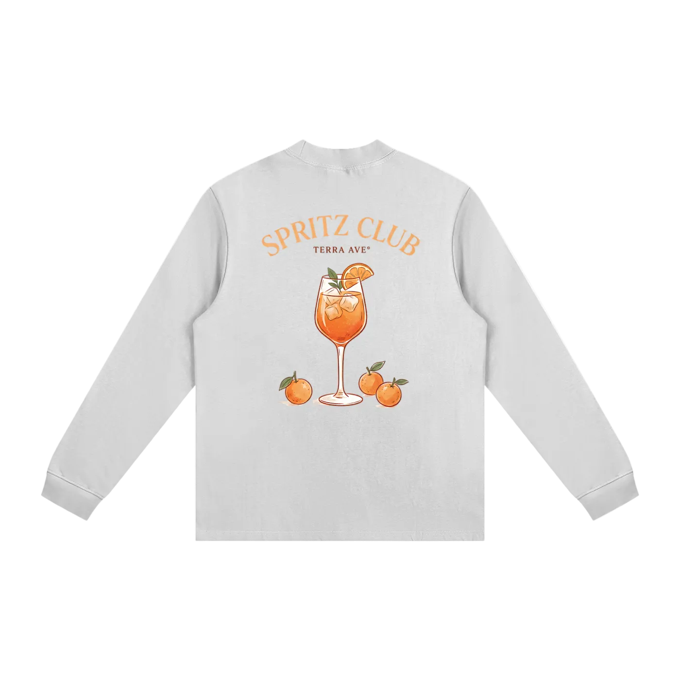 aperol spritz long sleeve italy summer graphic design
