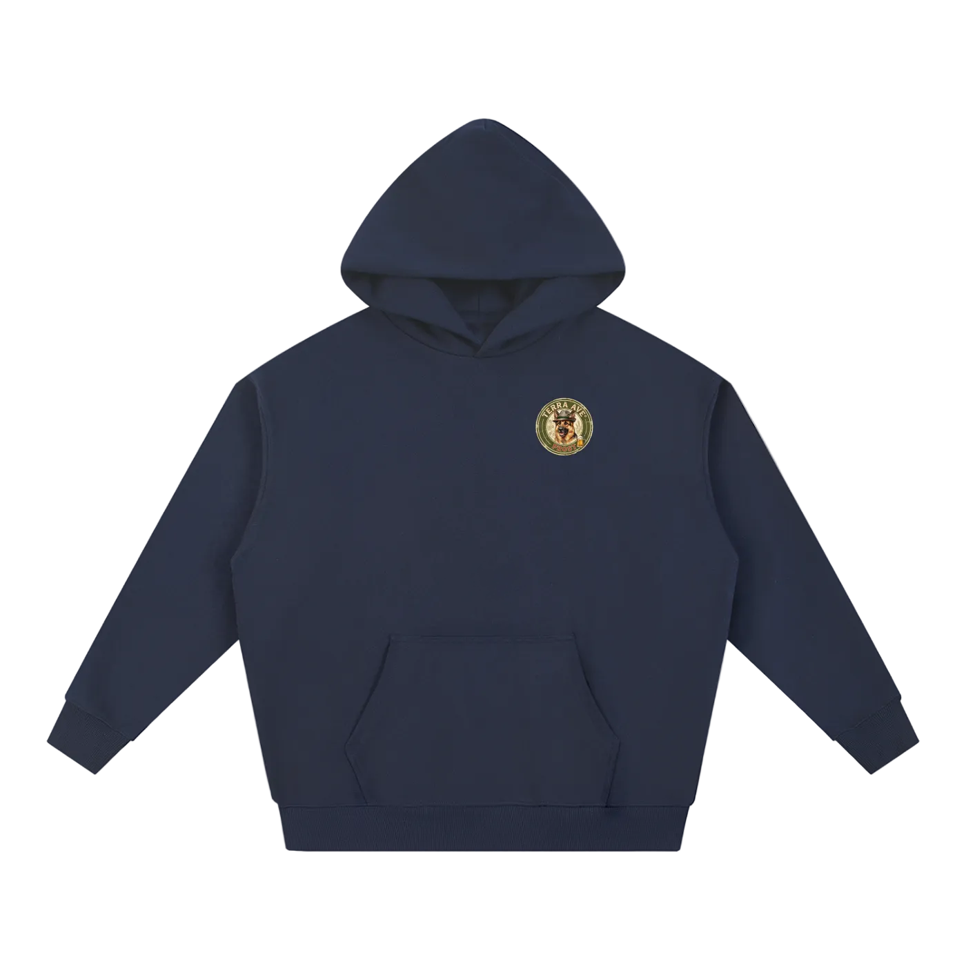 Oktoberfest hoodie blue travel hoodie minimalist outfit front