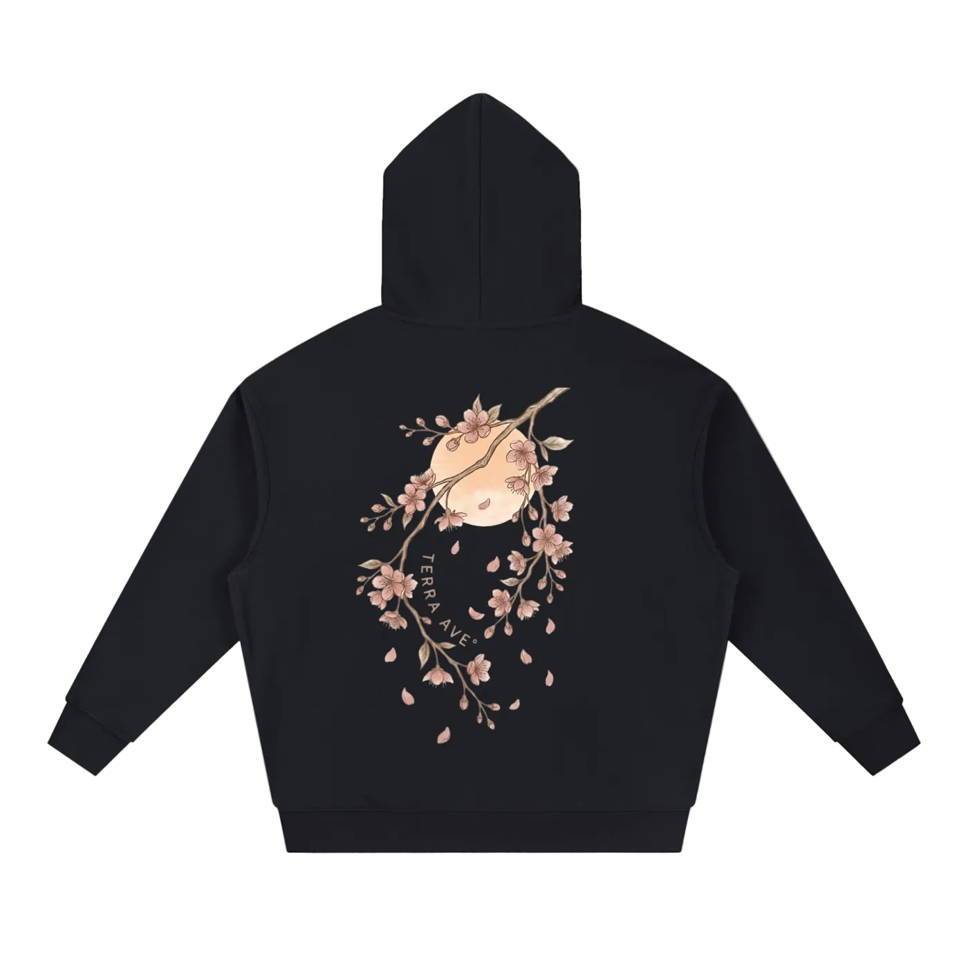 cherry blossom japan hoodie premium streetwear terra ave