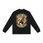 Oktoberfest long sleeve shirt black minimalist outfit back