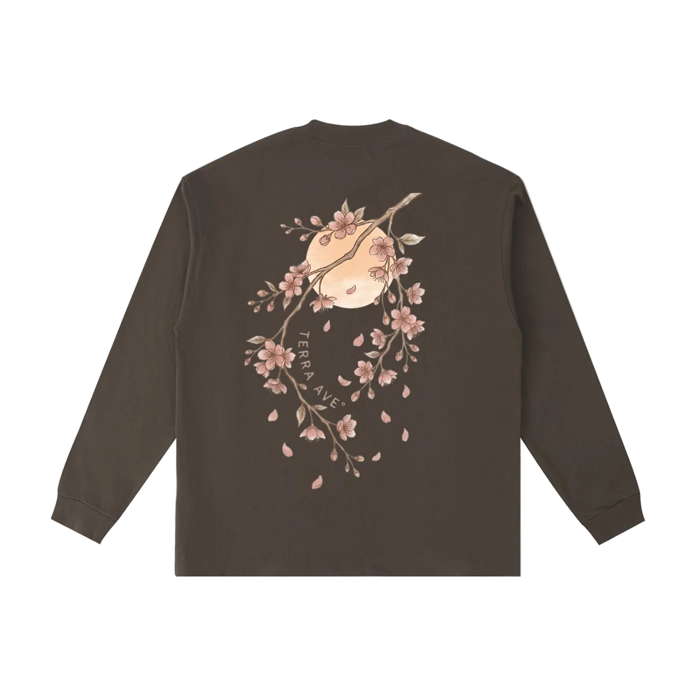 vintage japan long sleeve sakura season travel shirt