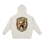 Oktoberfest hoodie beige travel hoodie minimalist outfit back