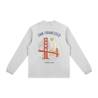 usa,long sleeve,longsleeve san francisco long sleeve shirt golden gate bridge hand drawn graphic terra ave back design