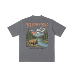 Yellowstone vintage t-shirt national park graphic tee back