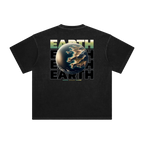 earth vintage t-shirt minimalist graphic streetwear back