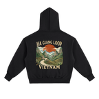 vietnam mountain hoodie ha giang loop design