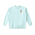 french baguette crewneck sweatshirt paris streetwear terra ave light blue
