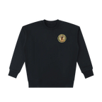 Oktoberfest crewneck black heavyweight minimalist sweatshirt