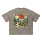 vintage vietnam t shirt ha giang loop design