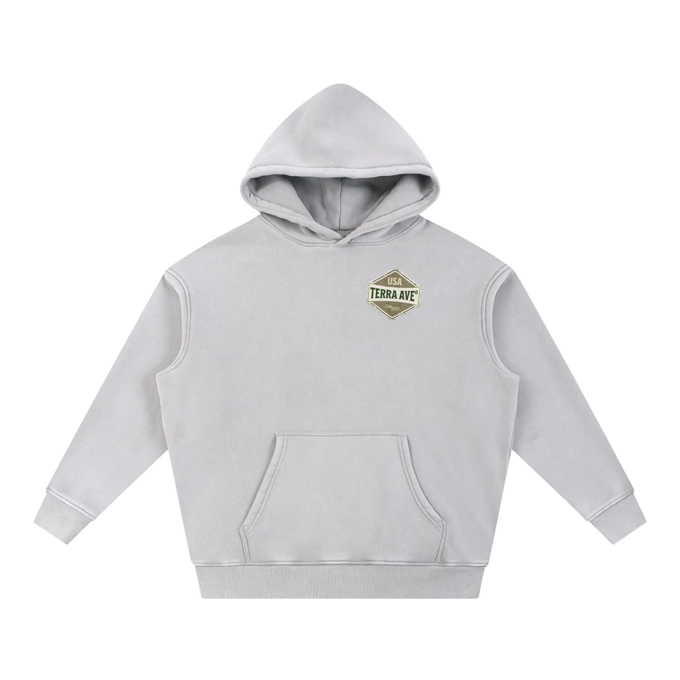 Yellowstone washed hoodie faded gray vintage streetwear
