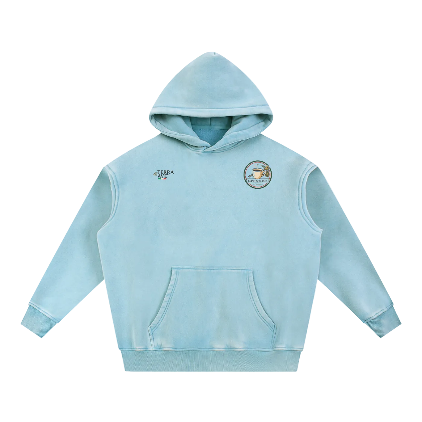 espresso run hoodie italia café streetwear