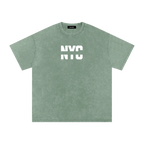 nyc washed tee green streetwear outfit front