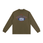 vintage japan long sleeve army green streetwear outfit