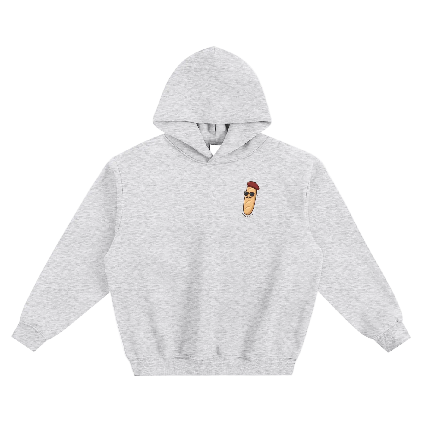 french baguette hoodie paris streetwear graphic terra ave