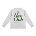 Nice club long sleeve shirt French Riviera minimalist back white