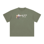 wherever we go vintage tee green streetwear outfit front