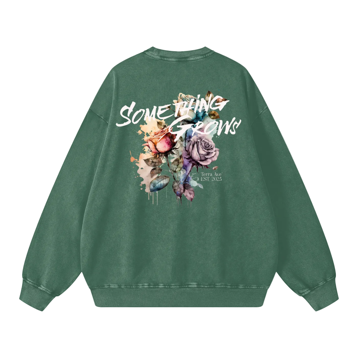 Wherever We Go Crew - Heavyweight Washed