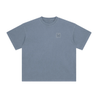earth vintage tee blue minimalist streetwear front