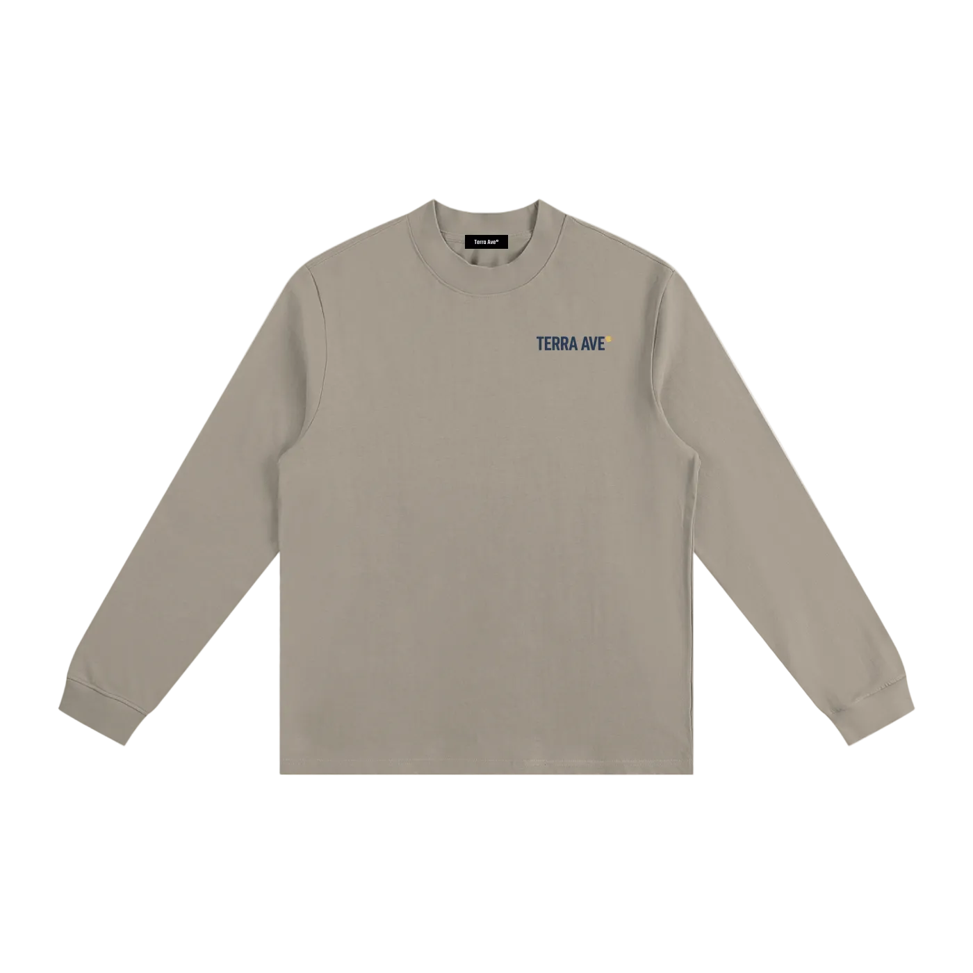 St Tropez long sleeve shirt brown minimalist streetwear outfit