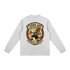 Oktoberfest long sleeve shirt white minimalist outfit back