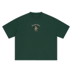 Deutschland bear heavyweight t-shirt German streetwear graphic tee front green