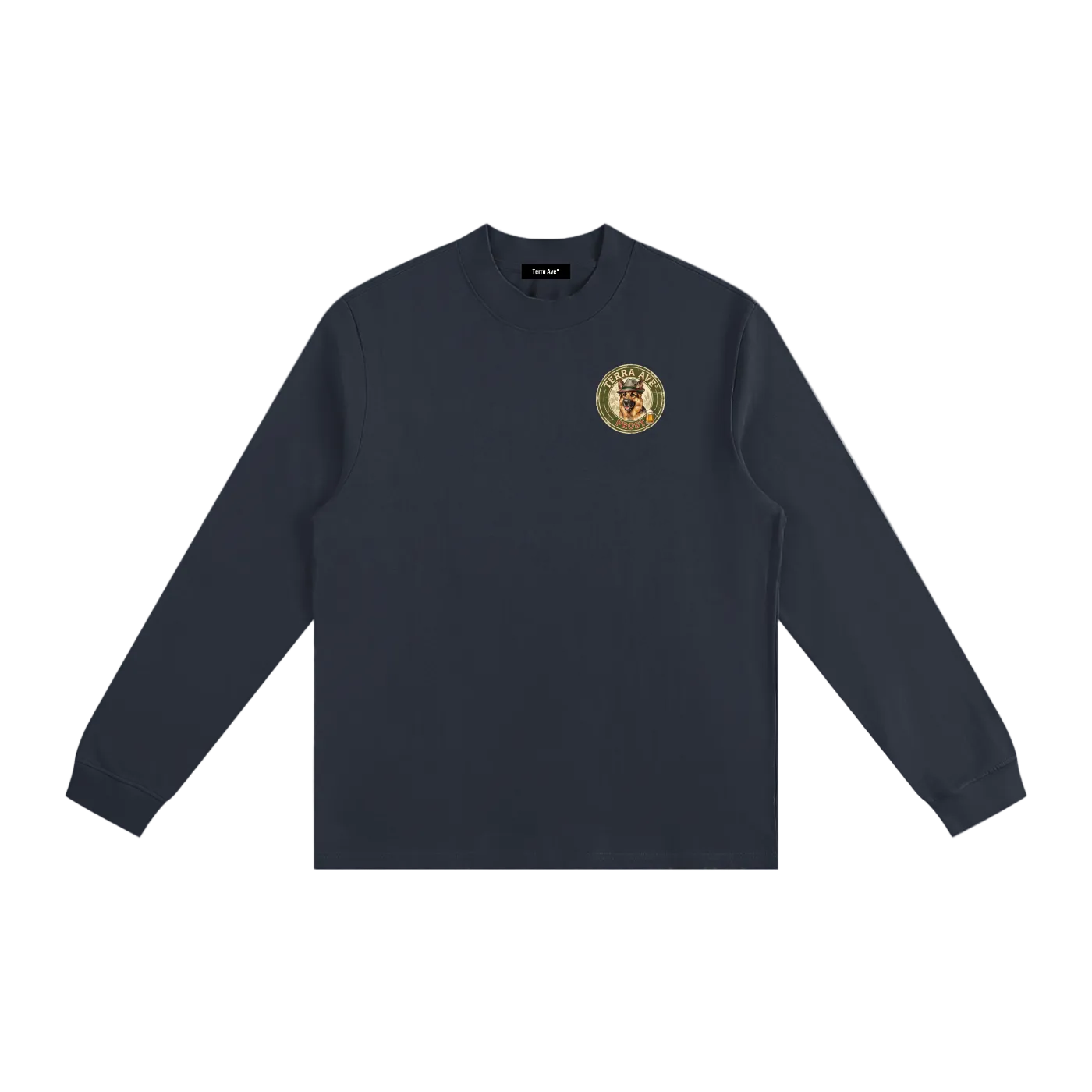 Oktoberfest long sleeve shirt German minimalist travel clothing front