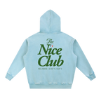 Nice washed hoodie French Riviera vintage streetwear back teal