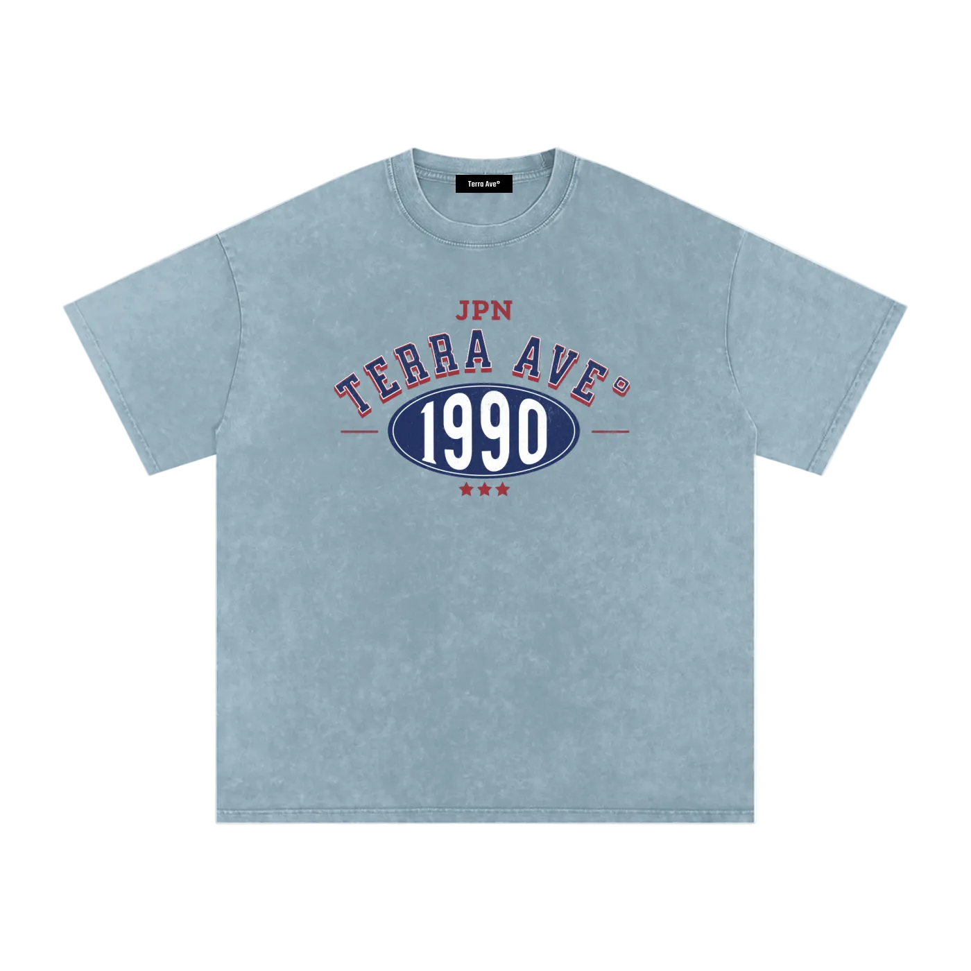 vintage japan tee light blue washed streetwear outfit