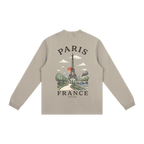 eiffel tower long sleeve shirt france travel apparel
