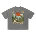 scenic vietnam graphic tee ha giang mountains