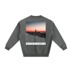 nyc coordinates crewneck new york streetwear sweatshirt gray back