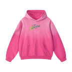 faded hoodie pink heavyweight streetwear outfit front