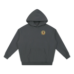 Oktoberfest hoodie gray travel hoodie minimalist outfit front
