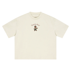 Deutschland bear heavyweight t-shirt German streetwear graphic tee front beige