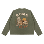 rome graphic long sleeve italian architecture design