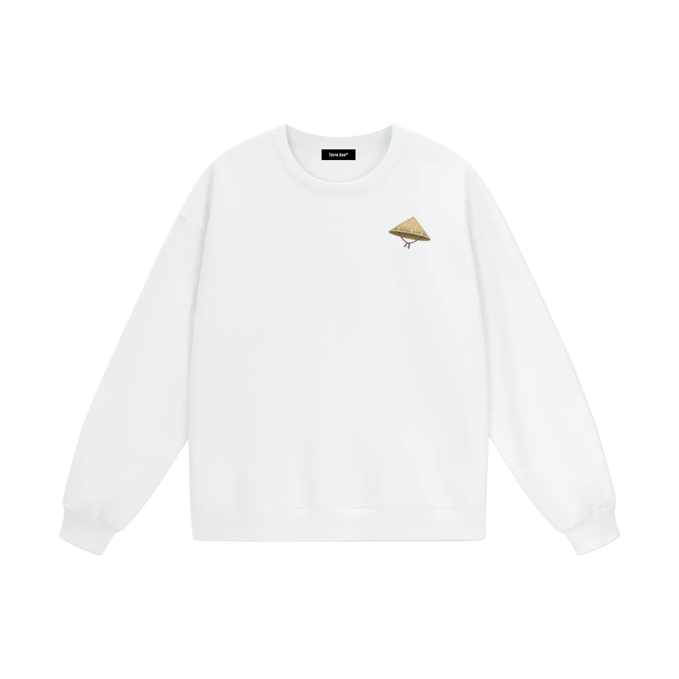 Vietnam countryside graphic crewneck with vintage travel artwork