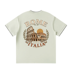 italy travel shirt colosseum illustration tee