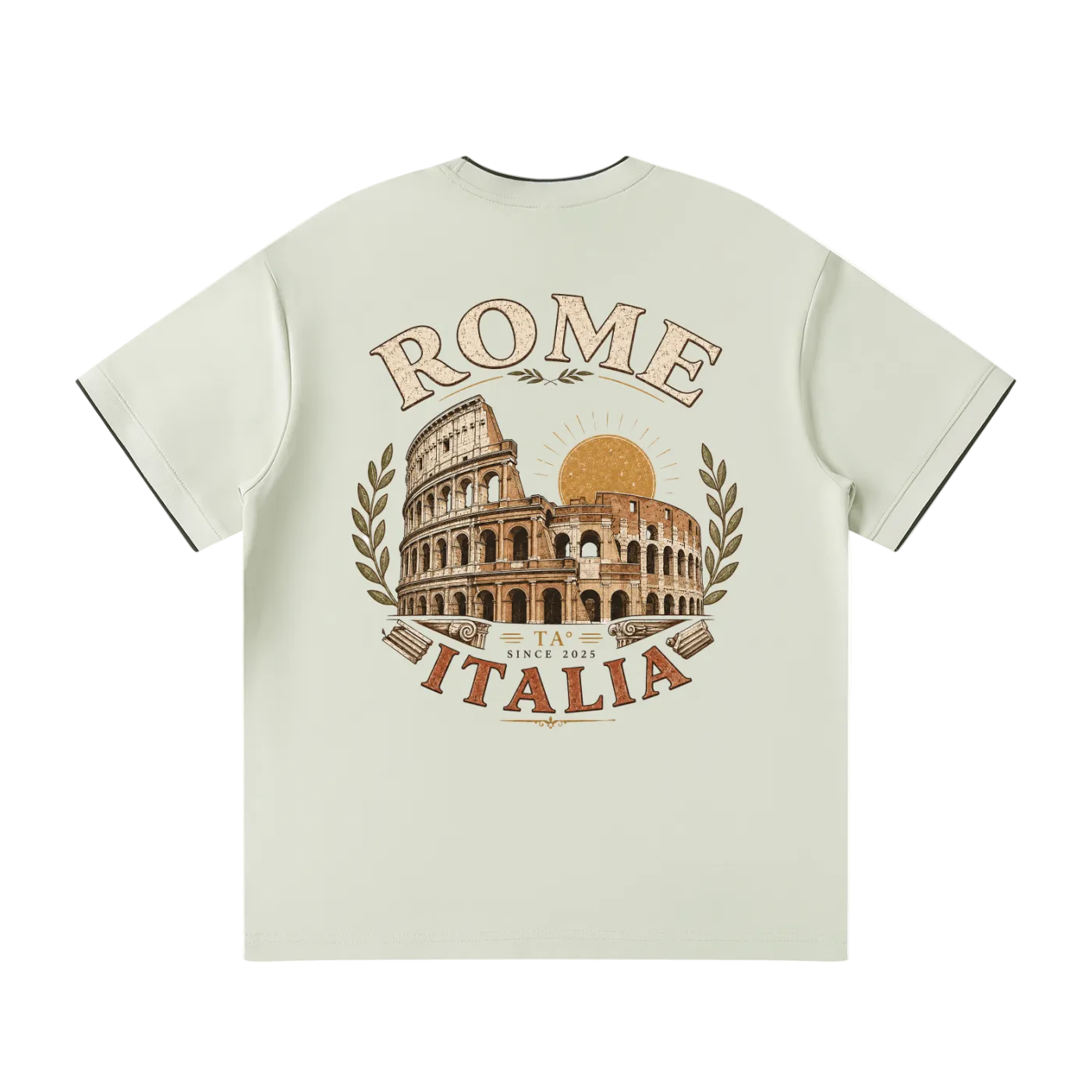 italy travel shirt colosseum illustration tee