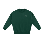 earth crewneck green minimalist streetwear outfit