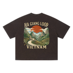 tee,vietnam ha giang loop vintage tshirt