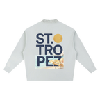 St Tropez crewneck back design French Riviera travel clothing