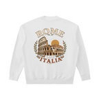 colosseum graphic crewneck rome italy design